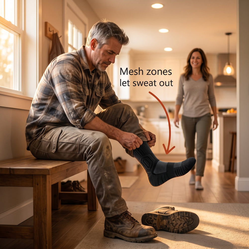 Take Your Boots Off Without Clearing The Room